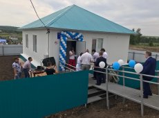 Торжественное открытие первого модульного фельдшерско-акушерского пункта